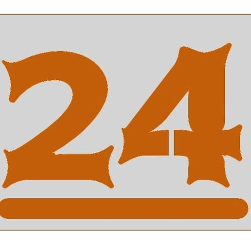 STL file Nr. 24 - Apartment house door number / Modern 3D Apartment ...