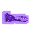 _pistol bolt 01.stl Space dwarf warrior from celtic tribes - Close combat and heavy weapons [presupported]