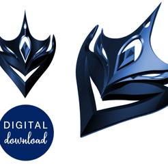 Childe-Mask-Digital.png Archivo 3D CHILDE Harbinger Mask STL FILES [Genshin Impact]・Modelo para descargar y imprimir en 3D