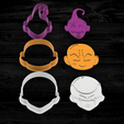 CORTANTES DRAGON BALL4.png Pack x 9 Dragon ball Cookie cutter