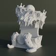 9.jpg Monster Treasure Box Dice Box Pattern 3D print model