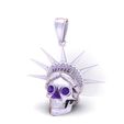 R-3.jpg Pendentif en forme de crâne de liberté couronné de rubis - Modèle imprimable en 3D