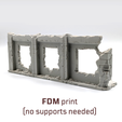 6-fdm.png Ruins terrain for tabletop gaming, modular and magnetized. Suitable for WTC and ITC layouts