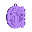 Escudo carc NUEVO.STL Llavero Rosario Central (ACTUALIZADO 8 estrellas)