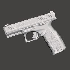 ♉ TAURUS PT57 S HIGH QUALITY SCAN・ STL File for 3D