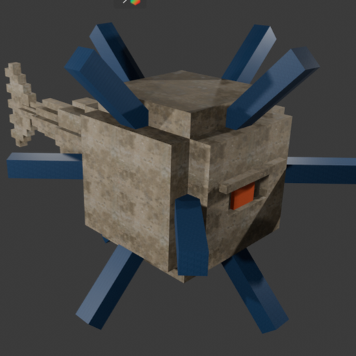 🐠 Minecraft guardian・ STL File for 3D printing・Cults