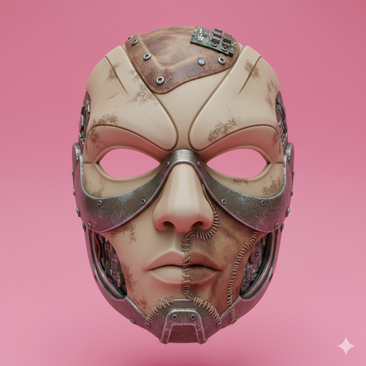 3D printed mask, realistic mask STL, anime style mask STL, creepy smile mask STL, post apocalyptic mask STL, vampire mask STL, fox mask STL, killer mask STL, print ready mask STL, creepy mask STL, futuristic mask STL, space mask STL, assembled mask STL, s
