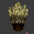 05.jpg Groot mask - Guardians of the Galaxy - Marvel comics cosplay 3D print model