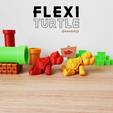 flexi-turtle.png Fichier STL gratuit tortue flexible・Objet imprimable en 3D à télécharger