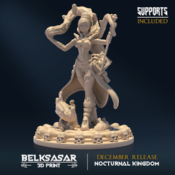 01.png STL file Nocturnal Bloodmage A Nude・3D printing model to download