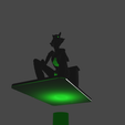 hollow-for-light-pass-thorugh.png Devil on toilet , book end and shadow play.
