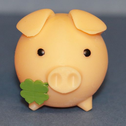cute lucky piggy - 3D model önizlemesi
