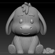 SS.png Eeyore from Winnie the Pooh Knitted - Crochet