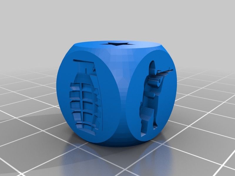 Free STL file Memoir '44 Dice V2・3D printable model to download・Cults