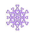 SF1_blank.stl Snowflake decorations