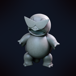 s1.png Archivo STL gratuito Escuadrón Squirtle - Colección de modelos Pokemon・Design para impresora 3D para descargar, westduck