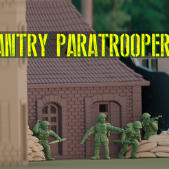 USPara.png Archivo 3D Escuadrón de infantería paracaidista estadounidense con uniforme M42・Plan de impresora 3D para descargar, jebstone