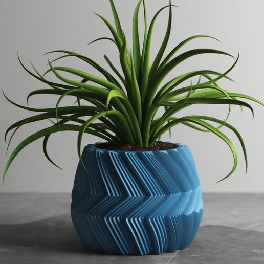 3D Printable Vase - Flower Pot / Planter g363