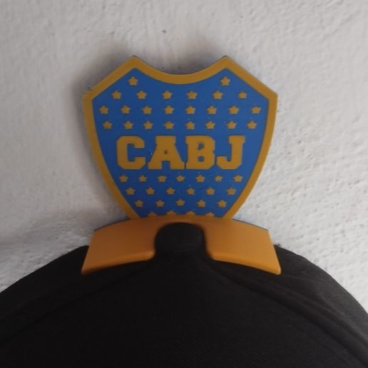 soporte perchero gorra boca juniors