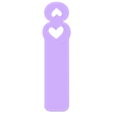 8MART (1).stl March 8 Women's Day Bookmark – 3D Printable