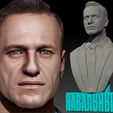Cover.jpg Alexei Navalny 3d print bust FREE Textured
