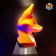 Fox-Headset-Glasses-Stand-for-3d-printing-24.jpg Happy Fox Headset Stand