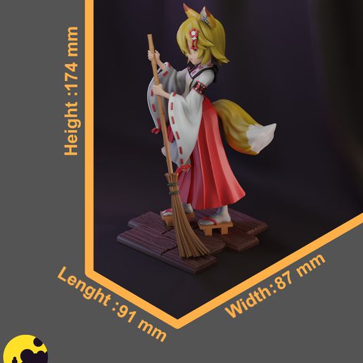 🦊 Senko-san・ STL File for 3D printing・Cults