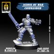 ZZ. Ku KNIGHT $OUL// Studio MODULAR # PARTS & SCIONS OF WAR COMMANDER PRE-SUPP 1 35 MM Scions of War: Collection