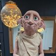 life size house elf + 1/6 scale figure +base