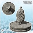 4.jpg Viking aristocrat with beast skin cloak and cane (14) - North Northern Norse Nordic Saga 28mm 20mm 15mm