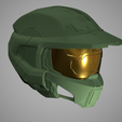 MC_4.png Printable Halo Master Chief Helmet