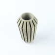 LSTL0065_Dream_5.png The Dream Modern Ribbed Vase STL File: 3D Print Home Decor (Digital Download)
