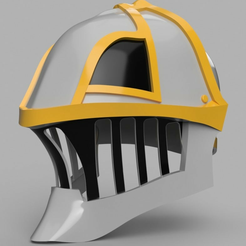 Iron_Musketeer_Helmet_2.png Fichier STL gratuit Casque de mousquetaire de fer (Final Fantasy XI)・Modèle à télécharger et à imprimer en 3D, VillainousPropShop