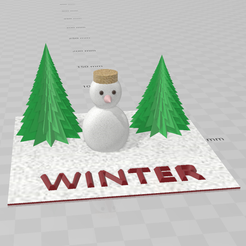 Screenshot-45.png 3MF-Datei Winterplattform・Design zum Herunterladen und 3D-Drucken
