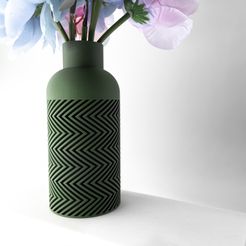 misprint-8247.jpg The Sember Vase, Modern and Unique Home Decor for Dried and Flower Arrangements  | STL File