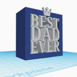 best-dad-ever-award-1.png Best Dad Ever Decor Stand Reward Father's Day Gift