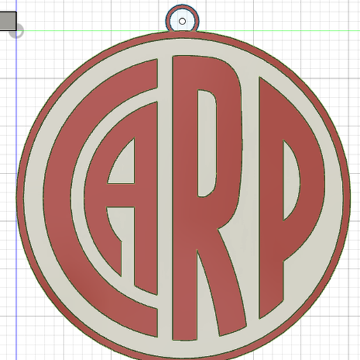 River Plate keychain 3D model