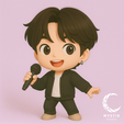 jung-kook.png Jungkook BTS Chibi Cartoon 3D Print STL | Jeon Jungkook K-Pop Figure