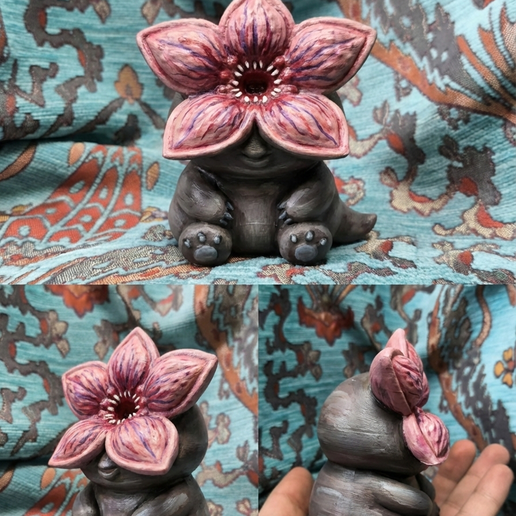 Cute Gorgon – Creepy Cute Retro Monster 3D Printable Figure (STL / OBJ / BLEND)