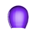 back.stl power rangers inspace silver helmet stl file