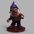 1.jpg Zombie Evil Garden Gnome 3D Print Model Diorama