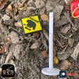 PATREON-1.png Free STL file COCAINE BEAR SIGN・3D printing idea to download
