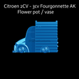 New-Project-2021-08-31T113332.408.png Citroen 2CV - 3cv Fourgonnette AK Flower pot / vase