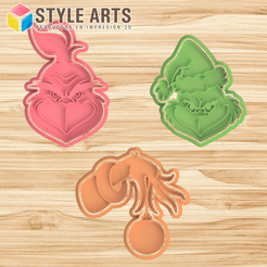 GRINCH.png The grinch cookie cutter - cookie cutter - Merry Christmas