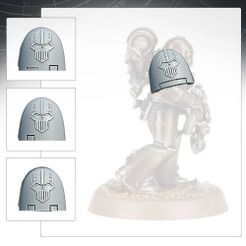 B1.jpg Файл 3D Iron Warriors SHOULDER PADS・Модель 3D-принтера для скачивания