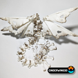 Still3.png Fichier 3D Dragon creux, Dragon osseux articulé, Halloween, Cinderwing3D, Impression sur place・Design pour imprimante 3D à télécharger