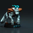 amok_render-1.png Queen Luna Lunatacs + Amok thundercats villains STL files 3d printing collectibles fanart by CG Pyro