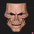 10.jpg Iron Man Zombie Mask - Marvel What If - High Quality Details 3D print model