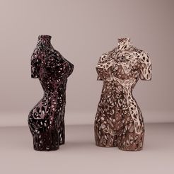 r_1.jpg Fichier STL Sculpture de torse de femme・Design pour imprimante 3D à télécharger