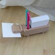 hippo_2fmem00121.jpg HIPPO MEMO-BOX, two pens and note holder